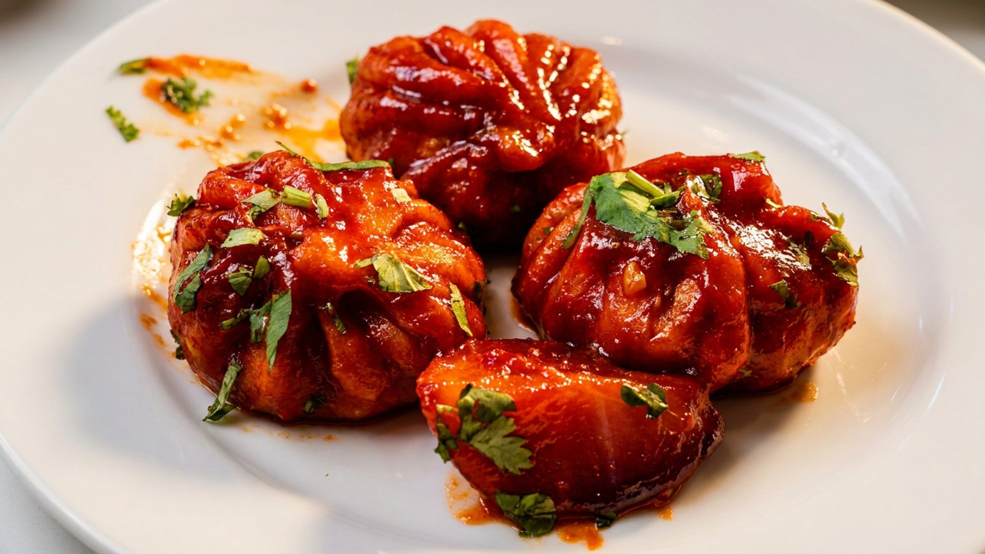 Chili momos for heat seekers